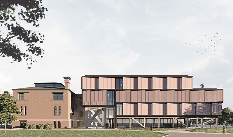 Rendering of the new Architecture School Expansion at the University of Nebraska Lincoln